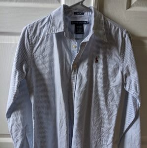 Ralph Lauren Slim Fit Striped Cotton Shirt